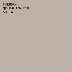 #BEB0A4 - Malta Color Image