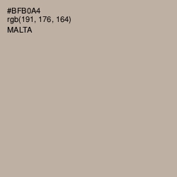 #BFB0A4 - Malta Color Image