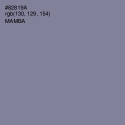 #82819A - Mamba Color Image