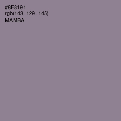 #8F8191 - Mamba Color Image