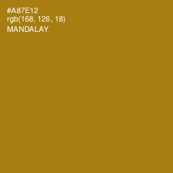 #A87E12 - Mandalay Color Image