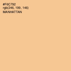 #F6C792 - Manhattan Color Image