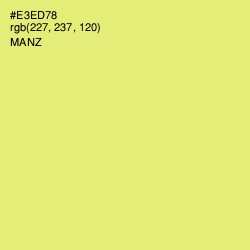 #E3ED78 - Manz Color Image