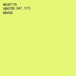 #E6F775 - Manz Color Image