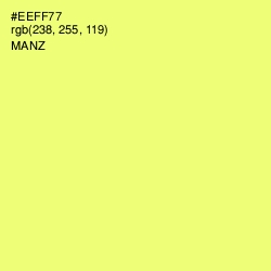 #EEFF77 - Manz Color Image