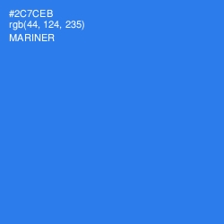 #2C7CEB - Mariner Color Image