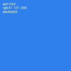 #2F7FEF - Mariner Color Image