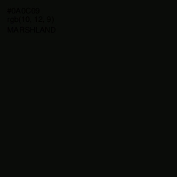 #0A0C09 - Marshland Color Image