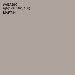 #AEA29C - Martini Color Image