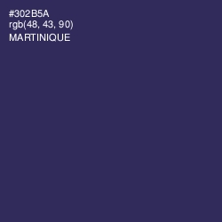 #302B5A - Martinique Color Image