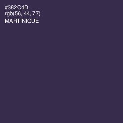 #382C4D - Martinique Color Image