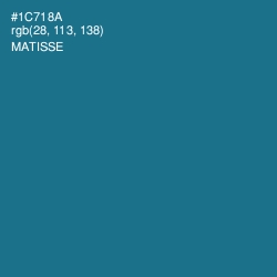 #1C718A - Matisse Color Image