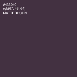 #433040 - Matterhorn Color Image