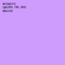 #CD9CFC - Mauve Color Image