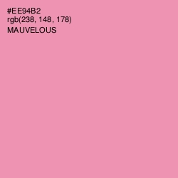 #EE94B2 - Mauvelous Color Image