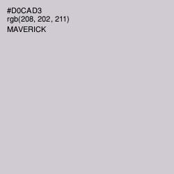 #D0CAD3 - Maverick Color Image