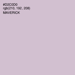 #D2C0D0 - Maverick Color Image