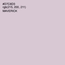 #D7C8D3 - Maverick Color Image