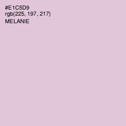#E1C5D9 - Melanie Color Image