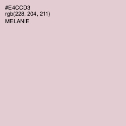#E4CCD3 - Melanie Color Image