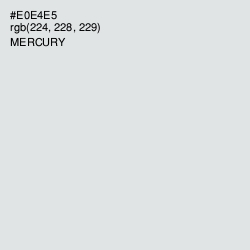 #E0E4E5 - Mercury Color Image