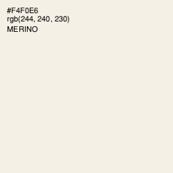 #F4F0E6 - Merino Color Image