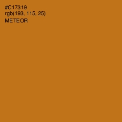 #C17319 - Meteor Color Image