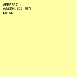 #FEFFA7 - Milan Color Image