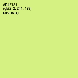 #D4F181 - Mindaro Color Image