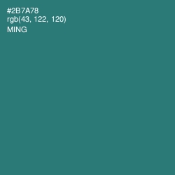 #2B7A78 - Ming Color Image