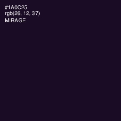 #1A0C25 - Mirage Color Image