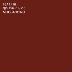 #6A1F16 - Moccaccino Color Image