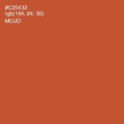 #C25432 - Mojo Color Image