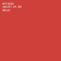 #CF403A - Mojo Color Image