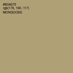 #B0A075 - Mongoose Color Image