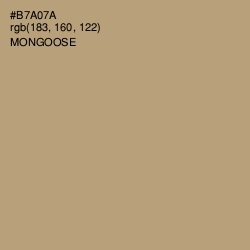 #B7A07A - Mongoose Color Image