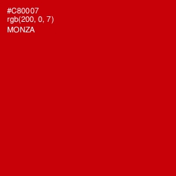 #C80007 - Monza Color Image