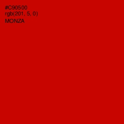 #C90500 - Monza Color Image