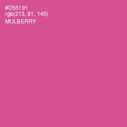 #D55191 - Mulberry Color Image