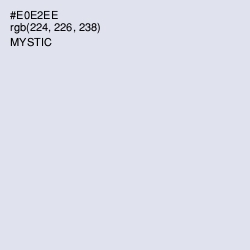 #E0E2EE - Mystic Color Image
