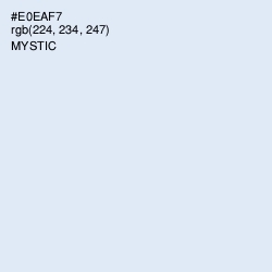 #E0EAF7 - Mystic Color Image