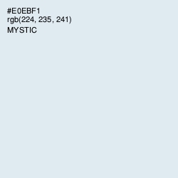 #E0EBF1 - Mystic Color Image