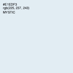 #E1EDF3 - Mystic Color Image