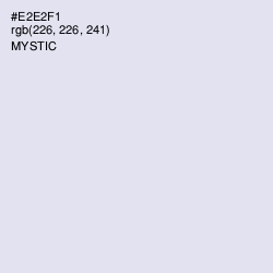 #E2E2F1 - Mystic Color Image