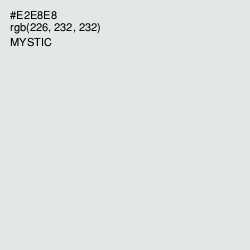 #E2E8E8 - Mystic Color Image