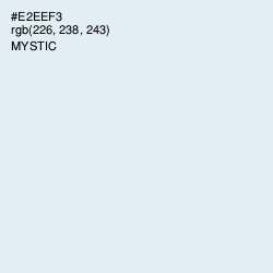 #E2EEF3 - Mystic Color Image