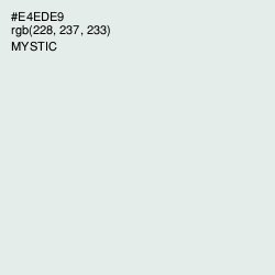 #E4EDE9 - Mystic Color Image