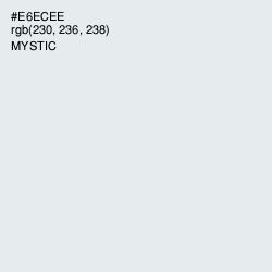 #E6ECEE - Mystic Color Image