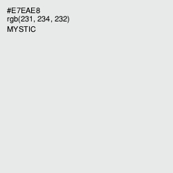 #E7EAE8 - Mystic Color Image