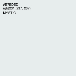 #E7EDED - Mystic Color Image